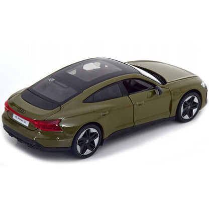 2022 Audi RS e-Tron GT Dark Green with Black Top and Sunroof "Special Edition" Series 1/25 Diecast Model Car by Maisto