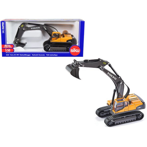 Volvo EC290 Hydraulic Excavator Yellow 1/50 Diecast Model by Siku