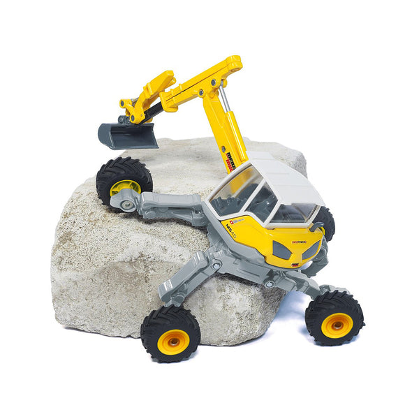 Menzi Muck M545 Walking Excavator Yellow with White Top 1/50 Diecast Model by Siku