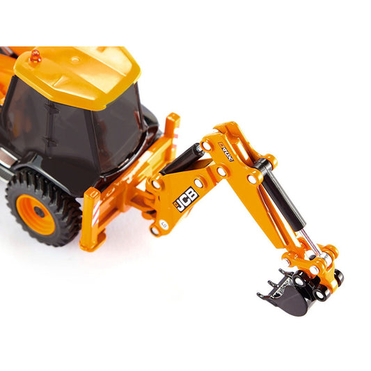 JCB 4CX Back Hoe Loader Yellow 1/50 Diecast Model by Siku