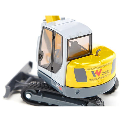 Wacker Neuson ET65 Track Excavator Yellow and Gray 1/50 Diecast Model by Siku