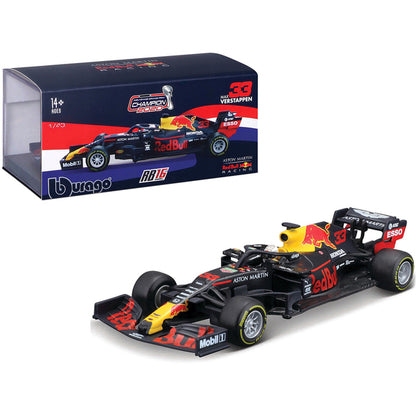 Aston Martin Red Bull Racing RB16 #33 Max Verstappen Winner Formula One F1 Abu Dhabi GP (2020) 1/43 Diecast Model Car by Bburago