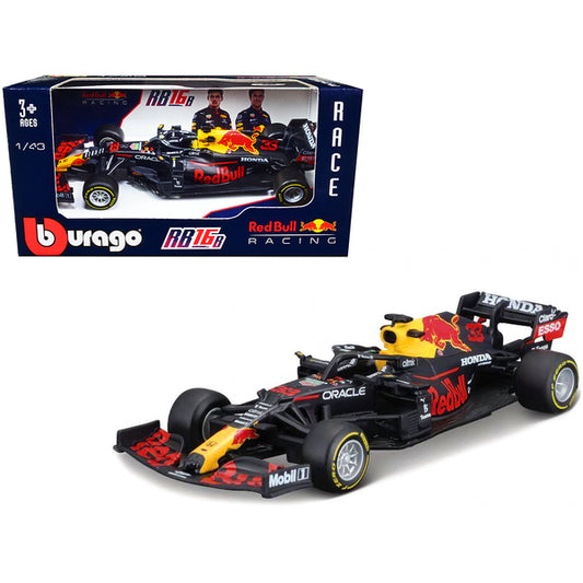 Honda RB16B #33 Max Verstappen Formula One F1 Red Bull Racing (2021) 1/43 Diecast Model Car by Bburago