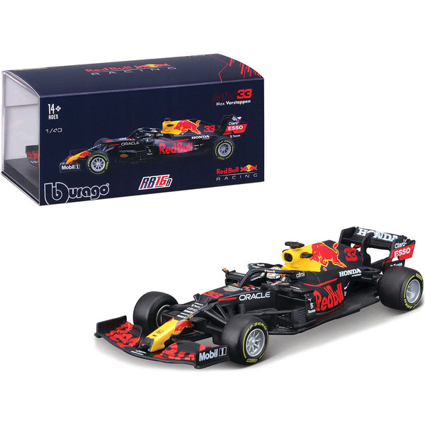 Honda Red Bull Racing RB16B #33 Max Verstappen Formula One F1 (2021) 1/43 Diecast Model Car by Bburago