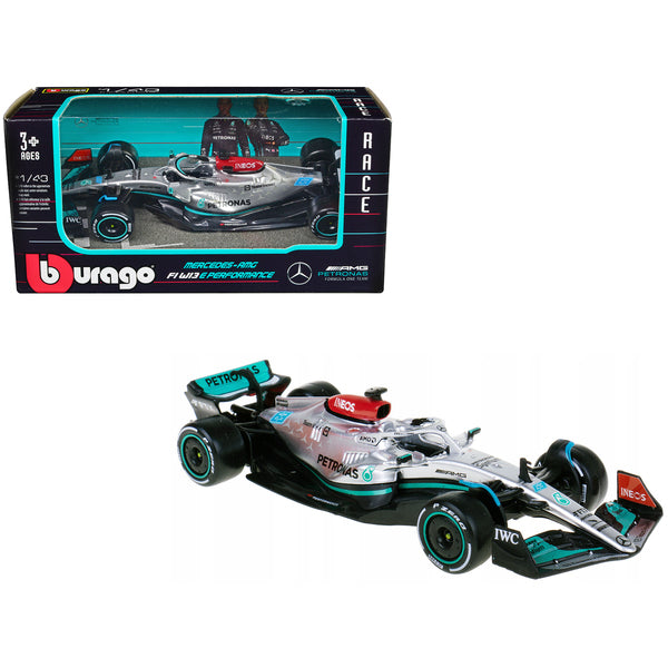 Mercedes-AMG F1 W13 E Performance #63 George Russell "F1 Formula One World Championship" (2022) 1/43 Diecast Model Car by Bburago