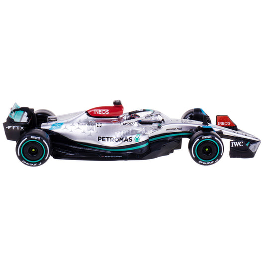 Mercedes-AMG F1 W13 E Performance #63 George Russell "F1 Formula One World Championship" (2022) with Display Case 1/43 Diecast Model Car by Bburago