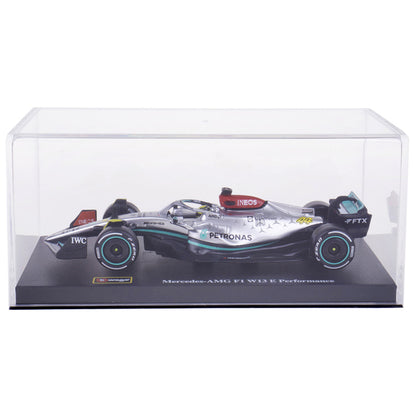 Mercedes-AMG F1 W13 E Performance #44 Lewis Hamilton "F1 Formula One World Championship" (2022) with Display Case 1/43 Diecast Model Car by Bburago