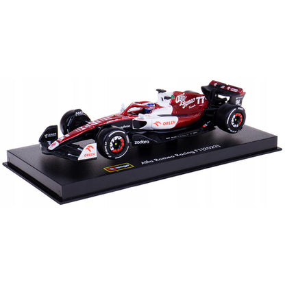 Alfa Romeo C42 #77 Valtteri Bottas F1 Formula One "Bahrain Grand Prix" (2022) with Display Case 1/43 Diecast Model Car by Bburago