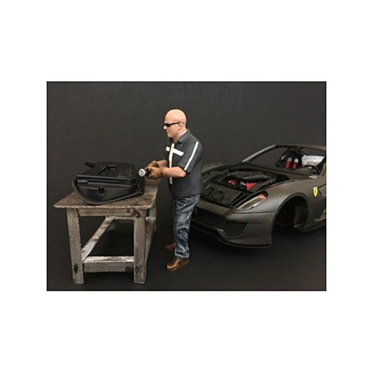 "Chop Shop" Mr. Fabricator Figurine for 1/18 Scale Models by American Diorama