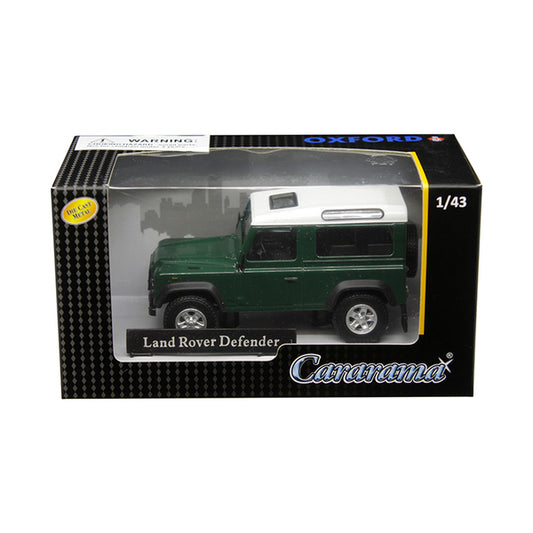 Land Rover Defender Dark Green 1/43 Diecast Model Car by Cararama