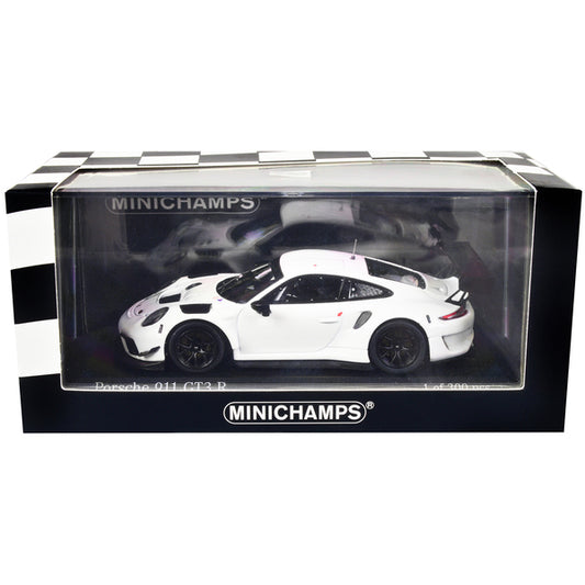 2019 Porsche 911 GT3 R (991.2) White Limited Edition to 300 pieces Worldwide 1/43 Diecast Model Car by Minichamps