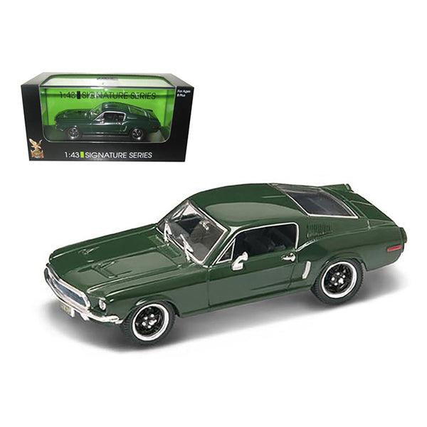 1968 Ford Mustang GT Green 1/43 Diecast Car Model Signature Series by Road Signature