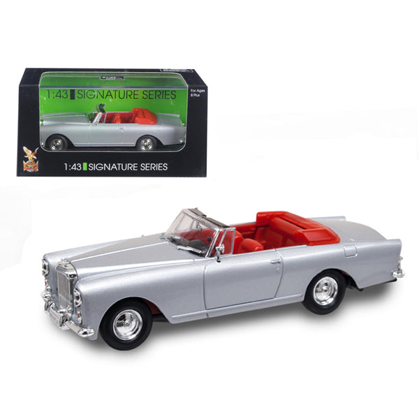 1961 Bentley Continental S2 Park Ward DHC Convertible Silver 1/43 Diecast Car Model by Road Signature