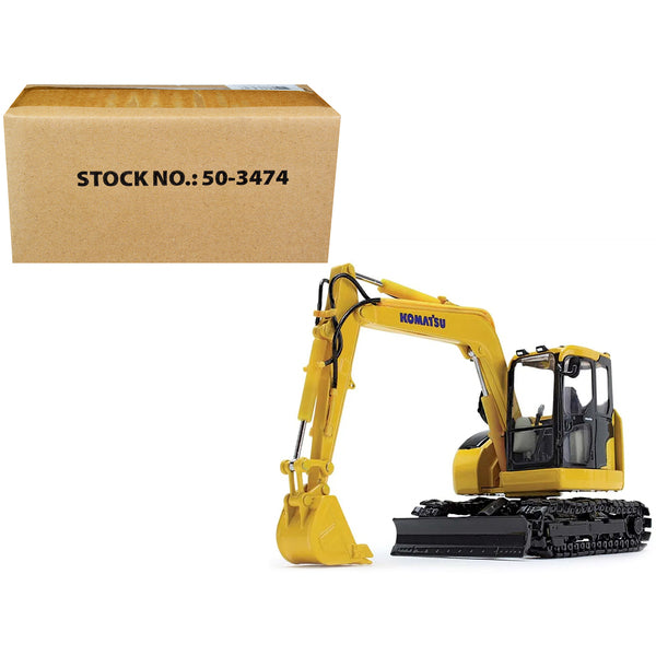 Komatsu PC78US-11 Excavator Yellow 1/50 Diecast Model by DCP/First Gear