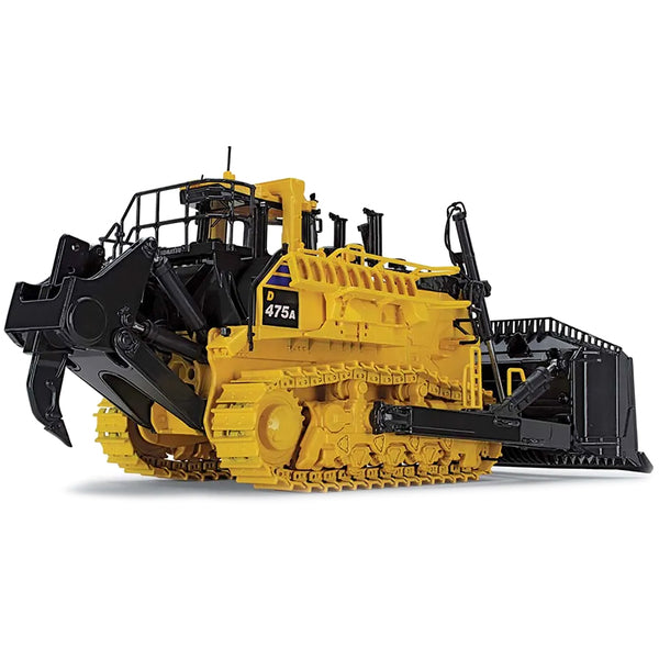 Komatsu D475A-8 Dozer with Ripper Yellow 1/50 Diecast Model by First Gear