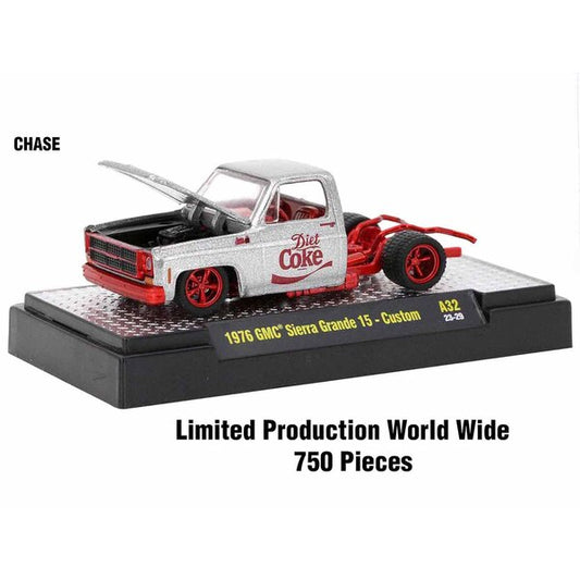 "Coca-Cola" Set of 3 pieces Release 32 Limited Edition to 9250 pieces Worldwide 1/64 Diecast Model Cars by M2 Machines