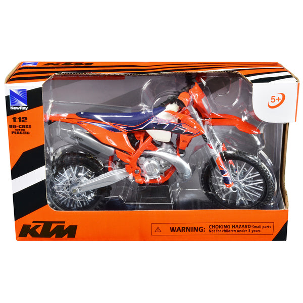 KTM 300 EXC-TPI Enduro Dirt Bike Motorcycle Orange 1/12 Diecast Model by New Ray