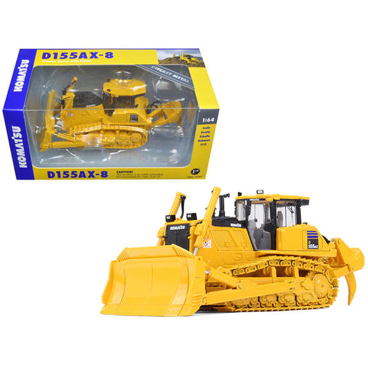 Komatsu D155AX-8 Sigmadozer with Ripper 1/64 Diecast Model by First Gear