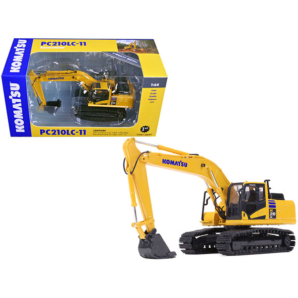 Komatsu PC210LC-11 Excavator 1/64 Diecast Model by First Gear