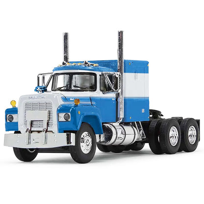 Mack R Sleeper Trio Set of 3 Truck Tractors in Red Blue and Yellow 1/64 Diecast Models by DCP/First Gear