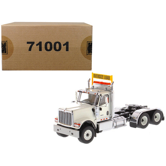 International HX520 Day Cab Tandem Tractor White 1/50 Diecast Model by Diecast Masters