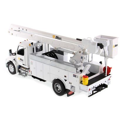 Peterbilt 536 Truck with Altec AA55 Aerial Service Body White "Transport Series" 1/32 Diecast Model by Diecast Masters