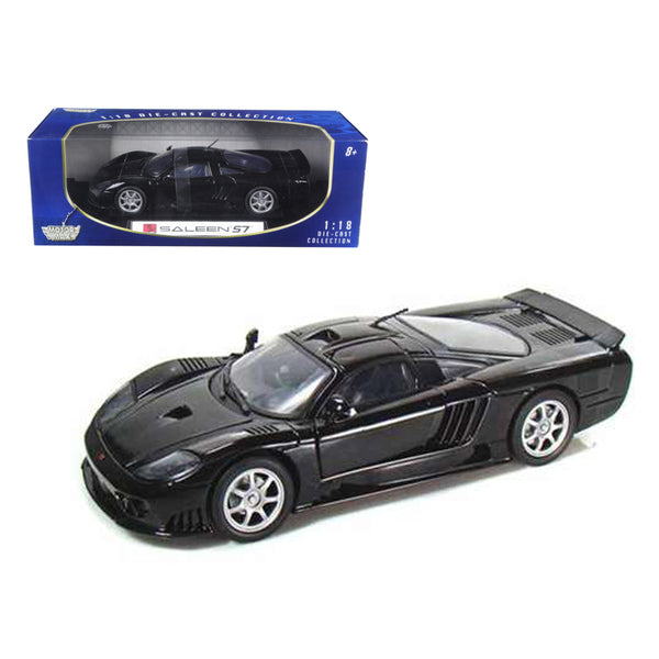 Saleen S7 Black 1/18 Diecast Model Car by Motormax