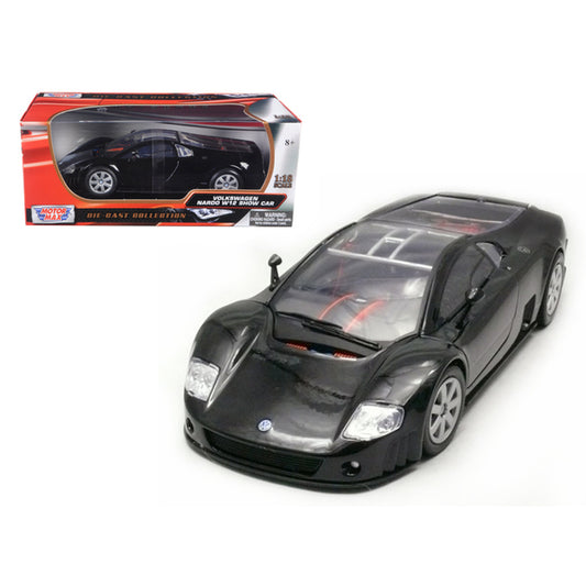 Volkswagen Nardo W12 Show Car Black 1/18 Diecast Model Car by Motormax