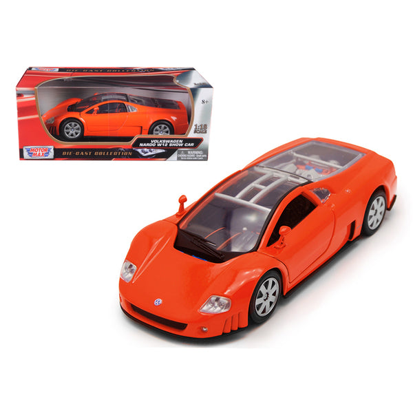 Volkswagen Nardo W12 Show Car Orange 1/18 Diecast Model Car by Motormax