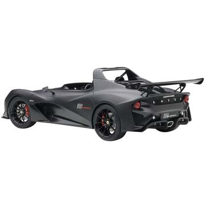 Lotus 3-Eleven Matt Black with Gloss Black Accents 1/18 Model Car by Autoart