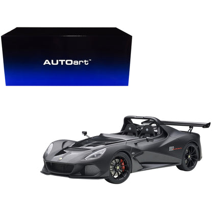 Lotus 3-Eleven Matt Black with Gloss Black Accents 1/18 Model Car by Autoart