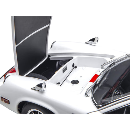 Lotus Europa Special White with Red Stripe and Graphics "The Circuit Wolf" 1/18 Model Car by Autoart