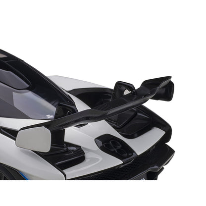 Mclaren Senna Vision Pure White and Black 1/18 Model Car by Autoart