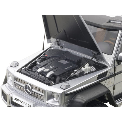 Mercedes G63 AMG 6X6 Silver 1/18 Model Car by Autoart