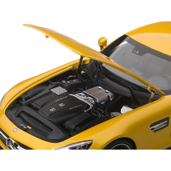 Mercedes AMG GT S Solarbeam Yellowish Orange 1/18 Model Car by Autoart