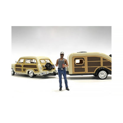 "Campers" Figure 5 for 1/18 Scale Models by American Diorama