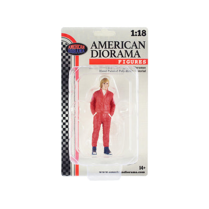 "Racing Legends" 70's Figures A and B Set of 2 for 1/18 Scale Models by American Diorama