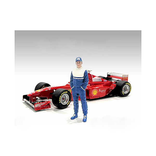 "Racing Legends" 90's Figures A and B Set of 2 for 1/18 Scale Models by American Diorama