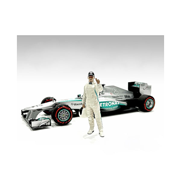 "Racing Legends" 2000's Figures A and B Set of 2 for 1/18 Scale Models by American Diorama