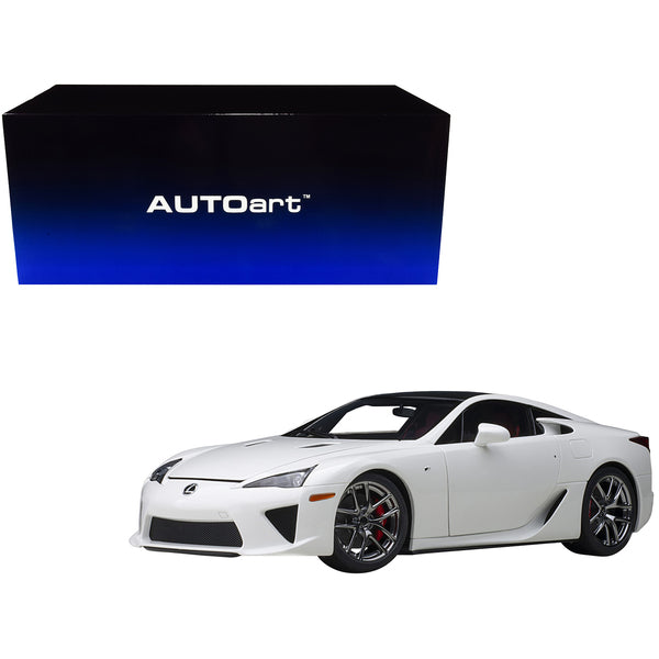 Lexus LFA Whitest White with Carbon Top 1/18 Model Car by Autoart