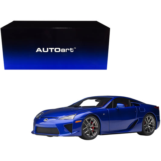 Lexus LFA Pearl Blue Metallic 1/18 Model Car by Autoart