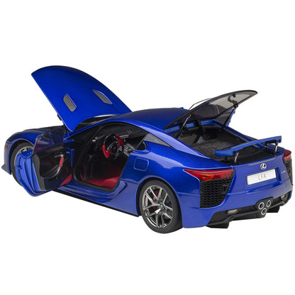 Lexus LFA Pearl Blue Metallic 1/18 Model Car by Autoart