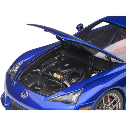 Lexus LFA Pearl Blue Metallic 1/18 Model Car by Autoart