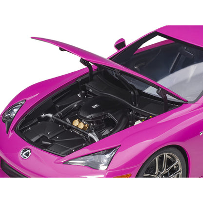 Lexus LFA Passionate Pink 1/18 Model Car by Autoart