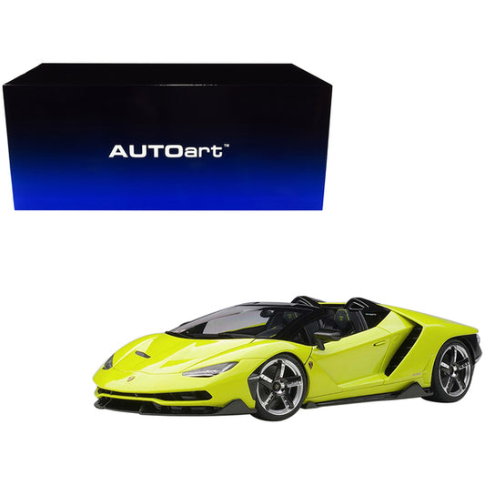 Lamborghini Centenario Roadster Verde Scandal / Solid Light Green 1/18 Model Car by Autoart