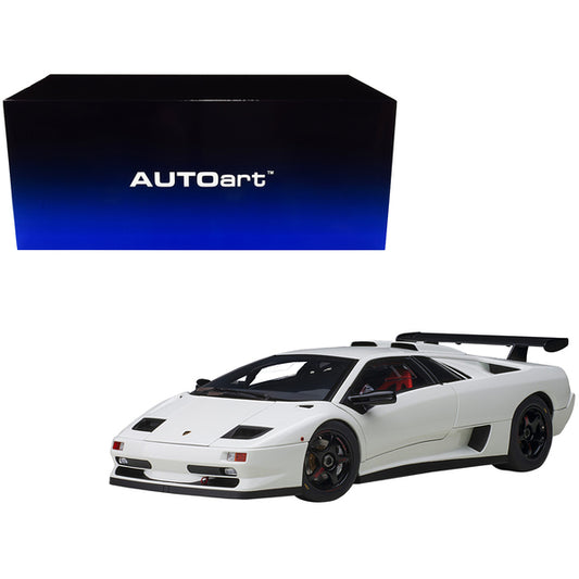 Lamborghini Diablo SV-R Impact White 1/18 Model Car by Autoart