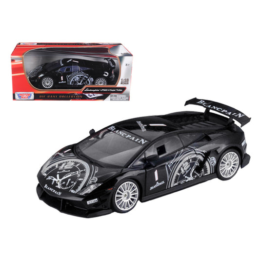 Lamborghini Gallardo LP560-4 Super Trofeo Black 1/18 Diecast Model Car by Motormax