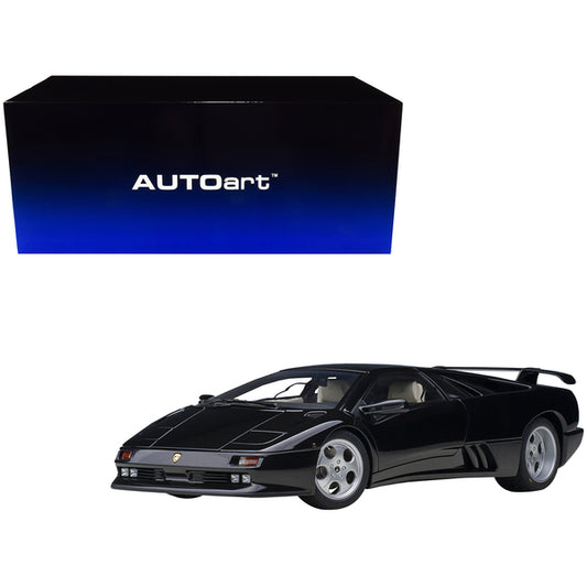 Lamborghini Diablo SE30 Deep Black Metallic 1/18 Model Car by Autoart