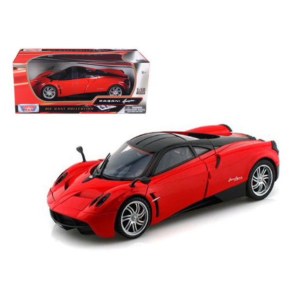 Pagani Huayra Red 1/18 Diecast Car Model by Motormax