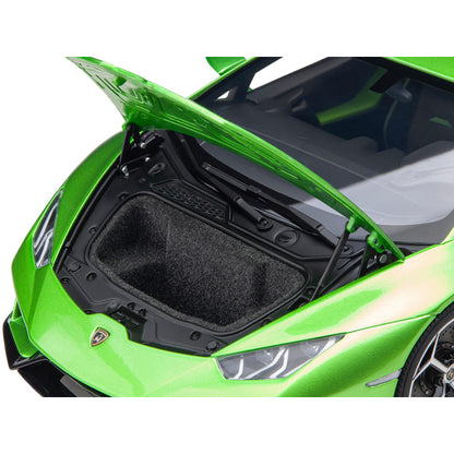 Lamborghini Huracan EVO Verde Selvans Green Metallic 1/18 Model Car by Autoart